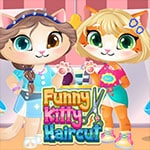 เกมส์ตัดผมให้แมวเหมียวน่ารัก Funny Kitty Haircut