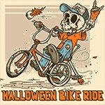 เกมส์จิ๊กซอว์ผีขี่มอเตอร์ไซค์ Halloween Bike Ride Jigsaw Game