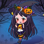 เกมส์แต่งตัวเทศกาลฮาโลวีน Halloween Chibi Couple