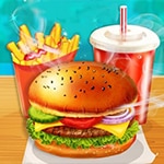 เกมส์ทำอาหารแฮมเบอร์เกอร์เด็กน้อย Happy Kids Burger Maker Game