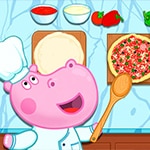 เกมส์ฮิปโปเปิดร้านขายพิซซ่า Hippo Pizzeria Game
