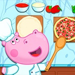 เกมส์ฮิปโปเปิดร้านขายพิซซ่า Hippo Pizzeria Game