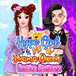 เกมส์แต่งตัวแฟชั่นสองแบบ Hype Girl vs Drama Queen Fashion Challenge