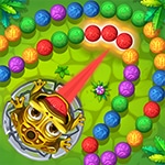 เกมส์จับคู่ซูม่ายิงบอลในป่า Jungle Marble Pop Blast Game