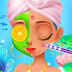 เกมส์แต่งตัวเจ้าหญิงนางเงือก4คน Mermaid Games Princess Makeup