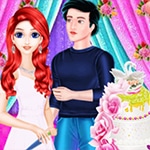 เกมส์ทำเค้กงานแต่งเจ้าหญิงนางเงือก Mermaid Girl Wedding Cooking Cake Game