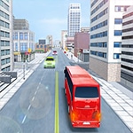เกมส์จอดรถบัสเหมือนจริง3มิติ Modern Bus Parking Game