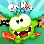 เกมส์กบยิงลูกอม Om Nom Bounce