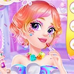 เกมส์แต่งหน้าเจ้าหญิงสไตล์แคนดี้ Princess Candy Makeup Game