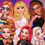 เกมส์แต่งตัวเจ้าหญิงเป็นป็อปสตาร์ Princesses Become Pop Stars