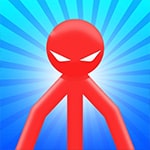 เกมส์ตัวเส้นสีแดงผจญภัย Red Stickman vs Monster School