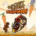 เกมส์กระรอกขี่ไอพ่นผ่านด่าน Rocket Rodent Nightmare Game