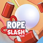 เกมส์ตัดเชือกกลิ้งลูกบอล Rope Slash Online