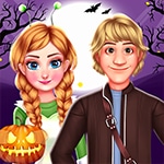 เกมส์แต่งตัวคู่รักเจ้าหญิงชุดฮาโลวีน Royal Couple Halloween Party