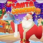 เกมส์ลุงซานตาครอสทำอาหาร Santa Cooking Game