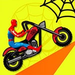 เกมส์ไอ้แมงมุมซิ่งมอเตอร์ไซค์ Spiderman Motorbike Game