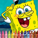 เกมส์ระบายสีสป็องบ็อบ Sponge Bob Coloring Game