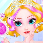 เกมส์เปิดร้านทำผมให้เจ้าหญิง Sweet Princess Hair Salon Game