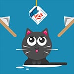 เกมส์ตัดกล่องนมให้แมวกิน The Cat Drink Milk Game