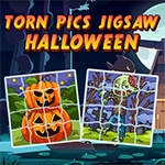 เกมส์จิ๊กซอว์รูปเทศกาลวันฮาโลวีน Torn Pics Jigsaw Halloween Game