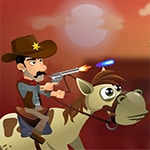 เกมส์คาวบอยขี่ม้ายิงปืน Totally Wild West Game