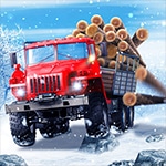 เกมส์แข่งรถพ่วงสองคน Truck Driver: Snowy Roads