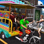 เกมส์ขับรถตุ๊กตุ๊ก3มิติเหมือนจริง TukTuk Chingchi Rickshaw 3D Game