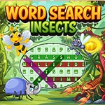 เกมส์หาคำศัพท์ภาษาอังกฤษชื่อแมลง Word Search Insects Game