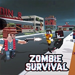 เกมส์มายคราฟยิงปืนปะทะซอมบี้ Zombies Survival