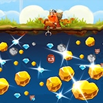 เกมส์ขุดทองหาเงินหาเพชร Arcade Miner Gold, Diamond and Digger Game