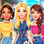 เกมส์แต่งตัวเพื่อนซี้6สาวแฟชั่นสุดหรู BFFs Trendy Squad Fashion Game