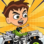 เกมส์เบ็นเท็นขับรถบิ๊กฟุตเก็บเหรียญ Ben 10 Crazy Truck Game