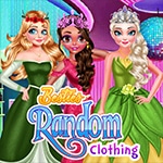 เกมส์แต่งตัวเจ้าหญิงสุดสวย3คน Besties Random Clothing Game