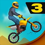 เกมส์ขับมอเตอร์ไซค์ไต่เขาเก็บเหรียญ Bike Racing 3