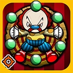 เกมส์ปามีดลูกโป่งเป้าตัวตลก Blade Toss Clown Game