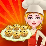 เกมส์ทำขนมมัฟฟินบลูเบอรี่ Blueberry Muffins