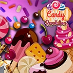 เกมส์จับคู่แคนดี้เม็ดถั่ว Candy Revolution Game
