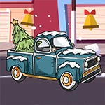 เกมส์จับผิดภาพหากระดิ่งในรูปรถบรรทุก Christmas Trucks Hidden Bells Game