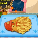 เกมส์ทำขนมปังซานตาครอส Cooking Golden Santa Bread Game