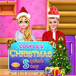 เกมส์ทำอาหารและแต่งตัวในวันคริสต์มาส Couple Christmas Squash Soup Game