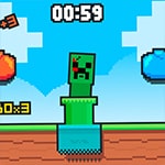 เกมส์ต่อยมวยมายคราฟ2คน Craft Punch Game