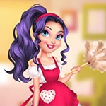 เกมส์แม่บ้านทำความสะอาดบ้าน Cute House Cleaning