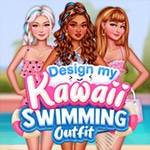 เกมส์แต่งตัวชุดว่ายน้ำฮาวาย 6 คน Design My Kawaii Swimming Outfit