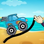 เกมส์ลากเส้นสร้างสะพานให้รถข้าม Draw The Truck Bridge Game