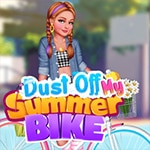 เกมส์ตกแต่งจักรยานสาว2คน Dust Off My Summer Bike
