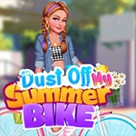 เกมส์ตกแต่งจักรยานสาว2คน Dust Off My Summer Bike
