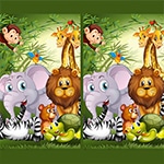 เกมส์จับผิดภาพสัตว์7จุด Find Seven Differences Animals