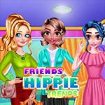 เกมส์แต่งตัวเพื่อนสาว3คนสไตล์ฮิปปี้ Friends Hippie Trends Game