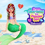 เกมส์แปลงโฉมนางเงือกเป็นสาวฮอต From Mermaid to Popular Girl Makeover
