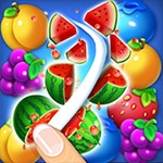 เกมส์จิ้มผลไม้ในป่าเก็บคะแนน Fruits Crush Game